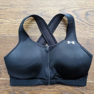 Under Armour Zipper Front Sports Bra MD
